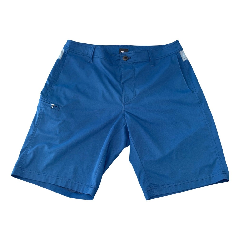 Kuhl Blue Hybrid Shorts Mens 32 Outdoor Hiking Water Boardshorts Pocket